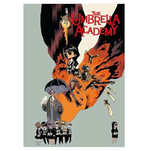 PUCHENGP Poster Plakat Amerikanische TV-Serie The Umbrella Academy Poster Leinwand Malerei Drucke und Poster Wand-Dekor 50 * 70cm rahmenlos von PUCHENGP