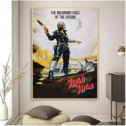 Poster Mad Max Classic Film Vintage Poster Wandkunst Bilder Leinwanddruck Wohnkultur 50 * 70Cm Rahmenlos von PUCHENGP