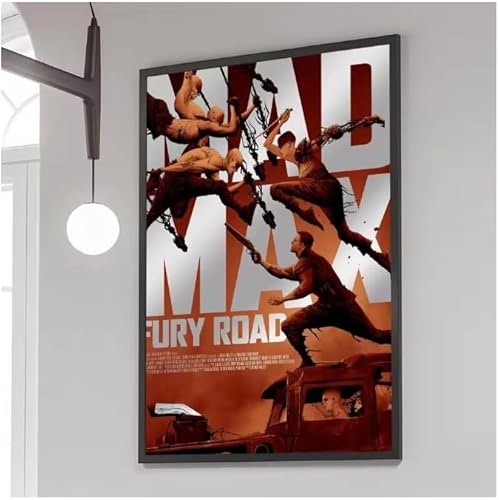 Poster Mad Max Classic Film Vintage Poster Wandkunst Bilder Leinwanddruck Wohnkultur 50 * 70Cm Rahmenlos von PUCHENGP
