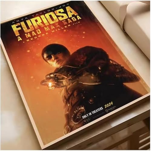Poster Mad Max Classic Film Vintage Poster Wandkunst Bilder Leinwanddruck Wohnkultur 50 * 70Cm Rahmenlos von PUCHENGP