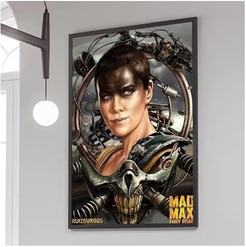 Poster Mad Max Classic Film Vintage Poster Wandkunst Bilder Leinwanddruck Wohnkultur 50 * 70Cm Rahmenlos von PUCHENGP
