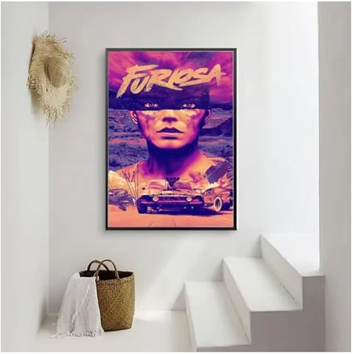 Poster Mad Max Classic Film Vintage Poster Wandkunst Bilder Leinwanddruck Wohnkultur 50 * 70Cm Rahmenlos von PUCHENGP
