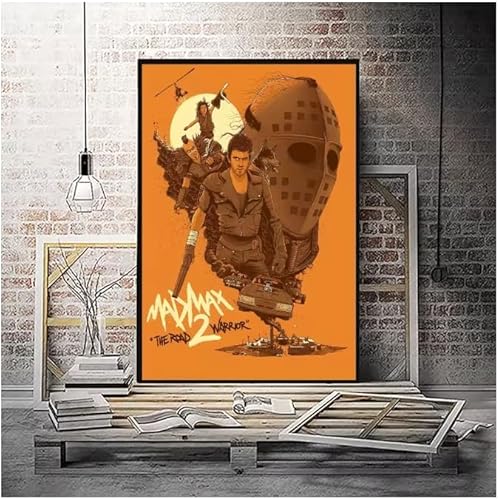 Poster Mad Max Classic Film Vintage Poster Wandkunst Bilder Leinwanddruck Wohnkultur 50 * 70Cm Rahmenlos von PUCHENGP