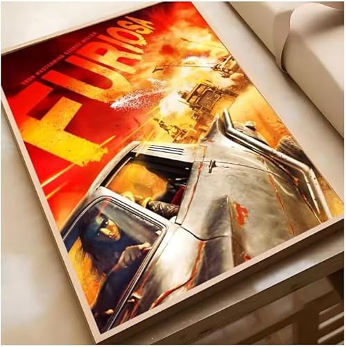 Poster Mad Max Classic Film Vintage Poster Wandkunst Bilder Leinwanddruck Wohnkultur 50 * 70Cm Rahmenlos von PUCHENGP