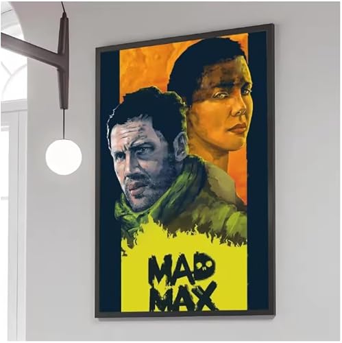 Poster Mad Max Classic Film Vintage Poster Wandkunst Bilder Leinwanddruck Wohnkultur 50 * 70Cm Rahmenlos von PUCHENGP
