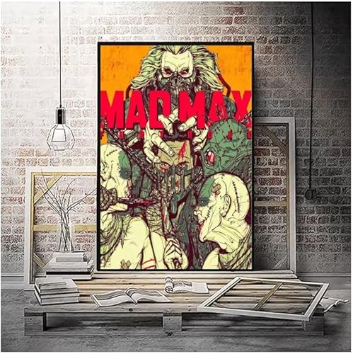 Poster Mad Max Classic Film Vintage Poster Wandkunst Bilder Leinwanddruck Wohnkultur 50 * 70Cm Rahmenlos von PUCHENGP