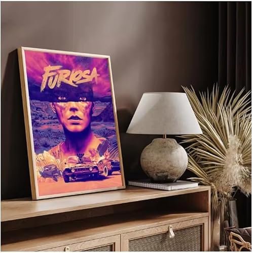 Poster Mad Max Classic Film Vintage Poster Wandkunst Bilder Leinwanddruck Wohnkultur 50 * 70Cm Rahmenlos von PUCHENGP