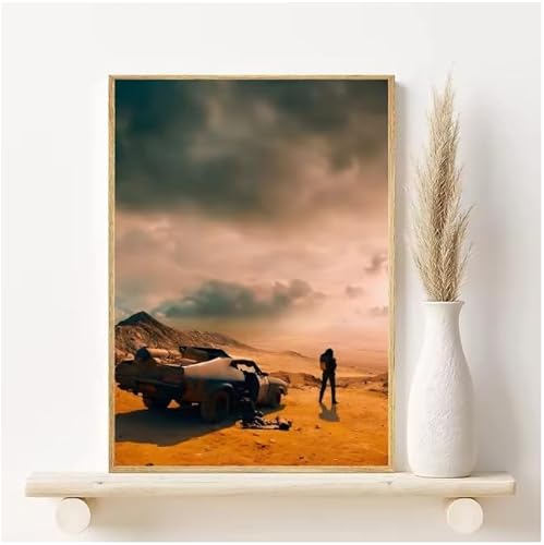 Poster Mad Max Classic Film Vintage Poster Wandkunst Bilder Leinwanddruck Wohnkultur 50 * 70Cm Rahmenlos von PUCHENGP
