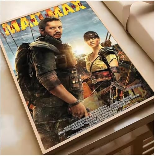 Poster Mad Max Classic Film Vintage Poster Wandkunst Bilder Leinwanddruck Wohnkultur 50 * 70Cm Rahmenlos von PUCHENGP
