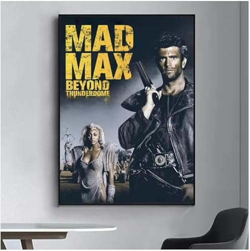 Poster Mad Max Classic Film Vintage Poster Wandkunst Bilder Leinwanddruck Wohnkultur 50 * 70Cm Rahmenlos von PUCHENGP
