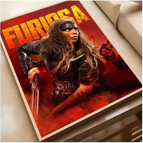 Poster Mad Max Classic Film Vintage Poster Wandkunst Bilder Leinwanddruck Wohnkultur 50 * 70Cm Rahmenlos von PUCHENGP