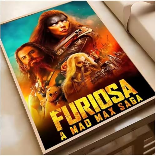 Poster Mad Max Classic Film Vintage Poster Wandkunst Bilder Leinwanddruck Wohnkultur 50 * 70Cm Rahmenlos von PUCHENGP