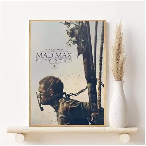 Poster Mad Max Classic Film Vintage Poster Wandkunst Bilder Leinwanddruck Wohnkultur 50 * 70Cm Rahmenlos von PUCHENGP