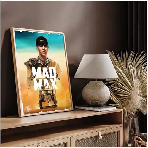 Poster Mad Max Classic Film Vintage Poster Wandkunst Bilder Leinwanddruck Wohnkultur 50 * 70Cm Rahmenlos von PUCHENGP
