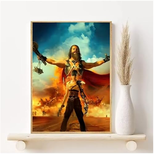 Poster Mad Max Classic Film Vintage Poster Wandkunst Bilder Leinwanddruck Wohnkultur 50 * 70Cm Rahmenlos von PUCHENGP