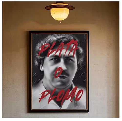 Poster Plakat Pablo Escobar Retro Vintage Film Poster und Drucke Malerei Wand Kunst Leinwand Wand Bilder Wohnkultur 50 * 70cm ohne Rahmen von PUCHENGP