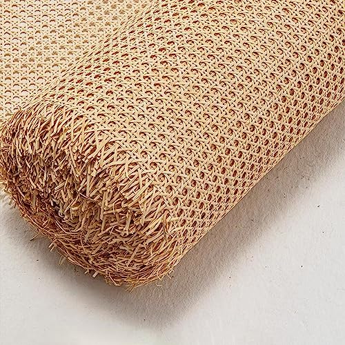 Wiener Geflecht Natürliches Rattan Roll, Cane Webbing Rattan Band Rolle, Rohrgeflecht Restaurieren Sie Möbel, Rattan-Gurtband für Stuhl Reparatur, Nachttisch, Kommode, DIY-Projekte ( Size : 50cmx1.5m von PUCIO