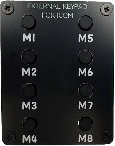PUEKEO Externe Tastatur für ICOM IC-705 und IC-7610 - Kompatibles Bedienfeld für einfache Steuerung und schnellen Zugriff von PUEKEO
