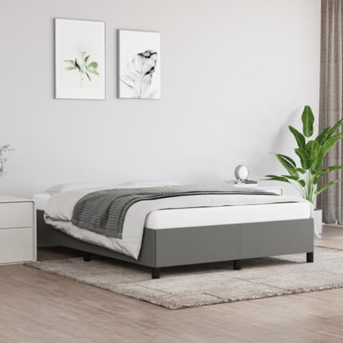 PUEOSZX Federunterstützung Basis Bettgestell Home Decor für Schlafzimmer Elegantes und praktisches Design Dunkelgrau 203 x 143 x 35 cm PUEOSZX Federunterstützung Basis Bettgestell Home Decor für Schlafzimmer Elegantes und praktisches Design Dunkelgrau 203 x 143 x 35 cm von PUEOSZX