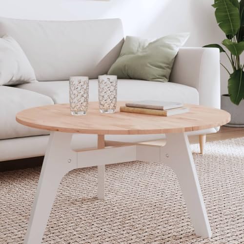 PUEOSZX Multifunktionale Arbeitsplatte glatte Arbeitsplatte runde Ersatzplatte für Servicebänke oder Schreibtische, klassisches Design, hellbraun, 80 x 1,5 cm von PUEOSZX