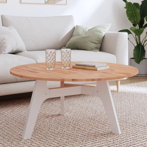 PUEOSZX Multifunktionale Arbeitsplatte glatte Arbeitsplatte runde Ersatzplatte für Servicebänke oder Schreibtische klassisches Design Braun 90 x 1,5 cm von PUEOSZX