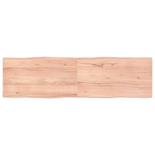 PUEOSZX Multifunktionale Arbeitsplatte mit glatter Arbeitsplatte, klassisches Design, für Servicebänke, Werkbänke oder Schreibtische, hellbraun, 180 x 50 x 4 cm von PUEOSZX