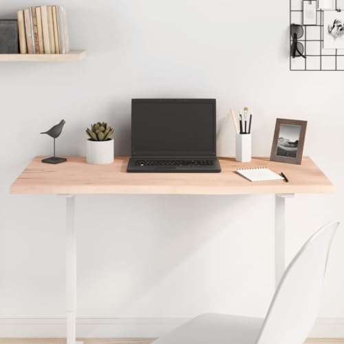 PUEOSZX Multifunktionale Arbeitsplatte mit glatter Oberfläche, rechteckig, klassisches Design, für Servicebänke, Werkbänke oder Schreibtische, braun, 100 x 60 x 2 cm von PUEOSZX