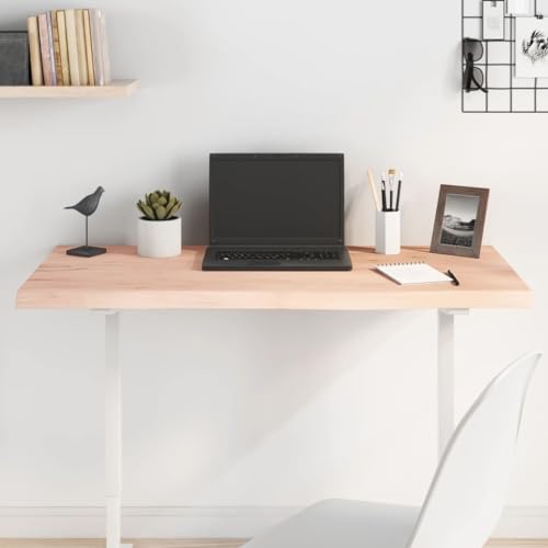PUEOSZX Multifunktionale Arbeitsplatte mit glatter Oberfläche, rechteckig, klassisches Design, für Servicebänke, Werkbänke oder Schreibtische, braun, 100 x 60 x 4 cm von PUEOSZX