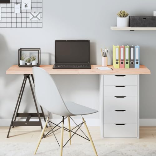 PUEOSZX Multifunktionale Arbeitsplatte mit glatter Oberfläche, rechteckig, klassisches Design, für Servicebänke, Werkbänke oder Schreibtische, braun, 140 x 60 x 4 cm von PUEOSZX