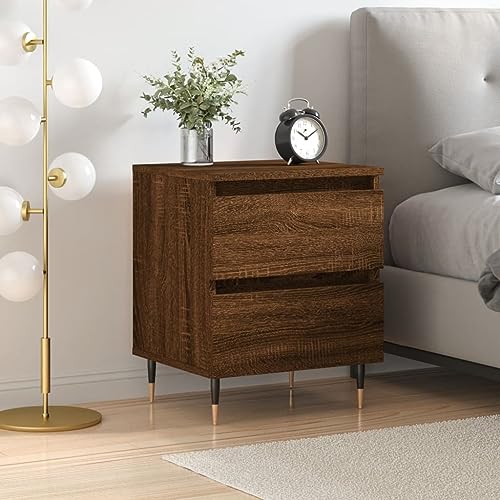 PUEOSZX Nachttisch Betttisch Beistellschrank Multifunktionale Inneneinrichtung für Wohnzimmer Schlafzimmer oder Arbeitszimmer Einfaches und kompaktes Design Eiche Braun 40x35x50 cm PUEOSZX Nachttisch Betttisch Beistellschrank Multifunktionale Inneneinrichtung für Wohnzimmer Schlafzimmer oder Arbeitszimmer Einfaches und kompaktes Design Eiche Braun 40x35x50 cm von PUEOSZX