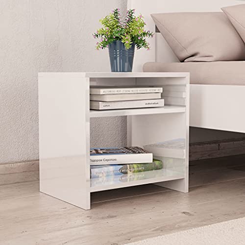 PUEOSZX Nachttisch Betttisch Beistellschrank Multifunktionale Inneneinrichtung für Wohnzimmer Schlafzimmer oder Arbeitszimmer Einfaches und kompaktes Design Weiß glänzend 40 x 30 x 40 cm PUEOSZX Nachttisch Betttisch Beistellschrank Multifunktionale Inneneinrichtung für Wohnzimmer Schlafzimmer oder Arbeitszimmer Einfaches und kompaktes Design Weiß glänzend 40 x 30 x 40 cm von PUEOSZX