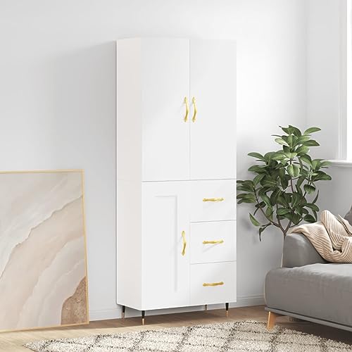 PUEOSZX Sideboard Ausstellungsschrank Organizer für zu Hause Vielseitig Sideboard Küchenschrank Platzsparender Schrank Wohnzimmermöbel Großer Stauraum Stauraum Weiß 69,5x34x180 cm PUEOSZX Sideboard Ausstellungsschrank Organizer für zu Hause Vielseitig Sideboard Küchenschrank Platzsparender Schrank Wohnzimmermöbel Großer Stauraum Stauraum Weiß 69,5x34x180 cm von PUEOSZX