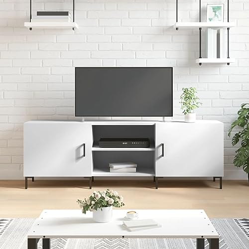 PUEOSZX TV-Schrank Multimedia Stand TV Armario Beistelltisch Couchtisch Innenmöbel klassisches und elegantes Design Weiß 150 x 30 x 50 cm PUEOSZX TV-Schrank Multimedia Stand TV Armario Beistelltisch Couchtisch Innenmöbel klassisches und elegantes Design Weiß 150 x 30 x 50 cm von PUEOSZX