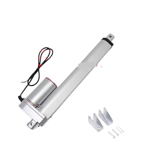 12 V/24 V, 150 mm/200 mm/250 mm Hub, 1000 N maximaler Hub, wasserdichter Linearbewegungsaktuator gemäß IP54 mit Montagehalterung(With bracket,500N 20MM PER SECOND_12V STROKE 200MM) von PUERLYAR