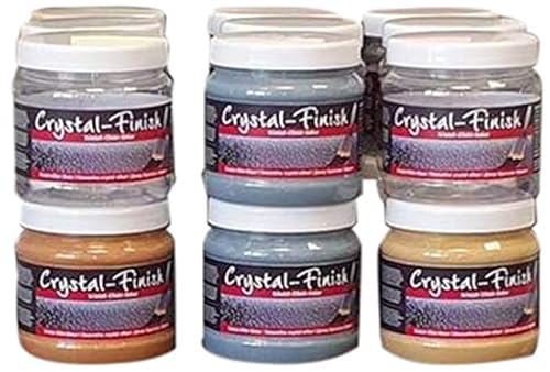 PUFAS Crystal-Finish - Kristall-Effekt-Dekor 750 ml für 4 m² für Innen lösemittelfrei (Creme) von PUFA