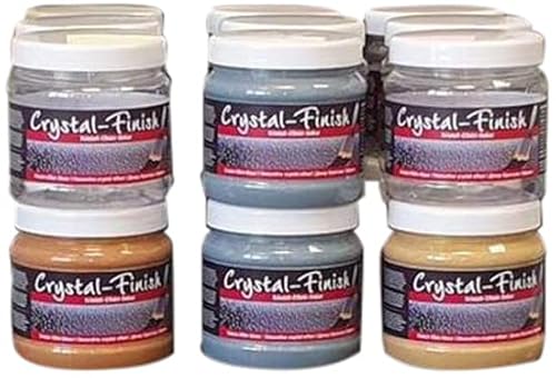 PUFAS Crystal-Finish - Kristall-Effekt-Dekor 750 ml für 4 m² für Innen lösemittelfrei (Satin) von PUFA