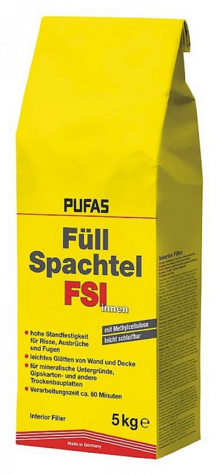 PUFAS Fertigspachtel Pufas Füllspachtel FSI innen PUFAS Fertigspachtel Pufas Füllspachtel FSI innen von PUFAS