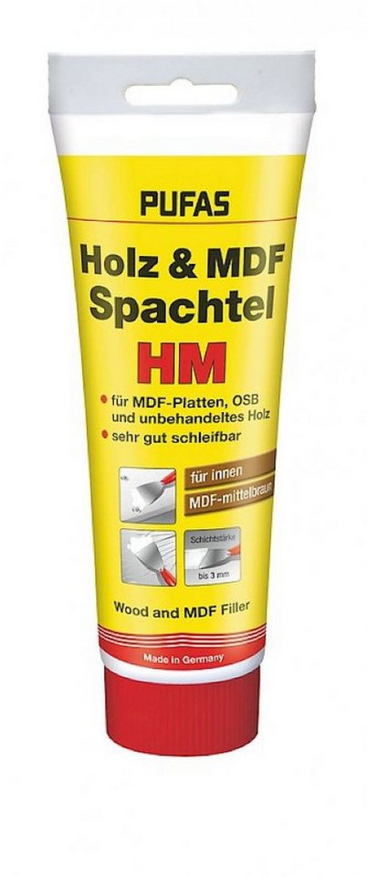 PUFAS Fertigspachtel PUFAS Holz- und MDF-Spachtel HM 400 g PUFAS Fertigspachtel PUFAS Holz- und MDF-Spachtel HM 400 g von PUFAS