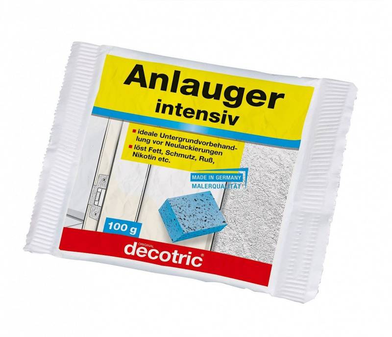 decotric® Anlauger Aktivreiniger und Entfetter intensiv Pflegeset (für alte Anstriche 100 g) von decotric®