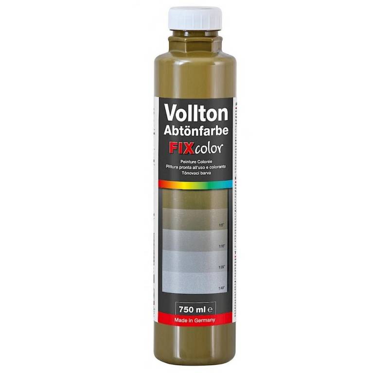 PUFAS Vollton- und Abtönfarbe FIXcolor Abtönfarbe Olivgrün, Umbra 750 ml von PUFAS