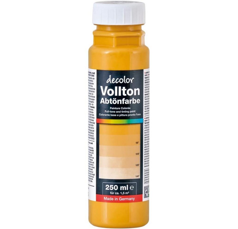 PUFAS Vollton- und Abtönfarbe decolor, Karamel 250 ml von PUFAS