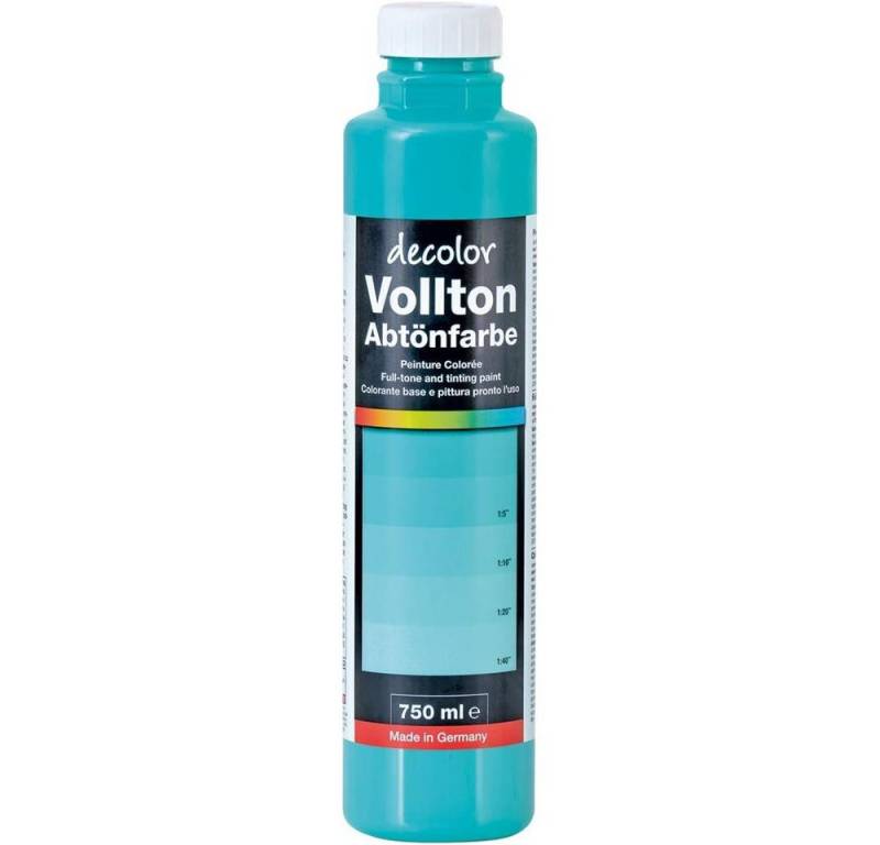 PUFAS Vollton- und Abtönfarbe decolor Abtönfarbe, Mint 750 ml von PUFAS