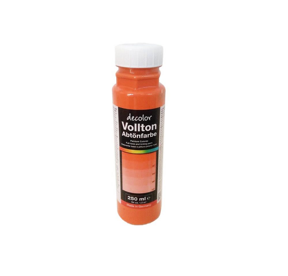 PUFAS Vollton- und Abtönfarbe decolor Abtönfarbe, Orange 250 ml von PUFAS