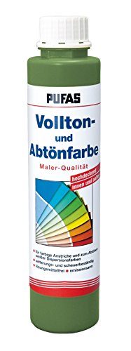 PUFAS Vollton- und Abtönfarben chromoxidgrün 0,75 Liter von PUFAS