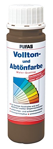 PUFAS Vollton- und Abtönfarben dunkelbraun 0,25 Liter von PUFAS