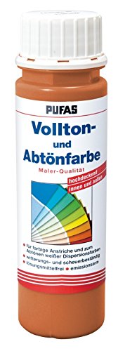 PUFAS Vollton- und Abtönfarben koralle 0,25 Liter von PUFAS