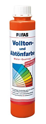 PUFAS Vollton- und Abtönfarben orange 0,75 Liter von PUFAS