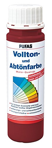 PUFAS Vollton- und Abtönfarben weinrot 0,25 Liter von PUFAS