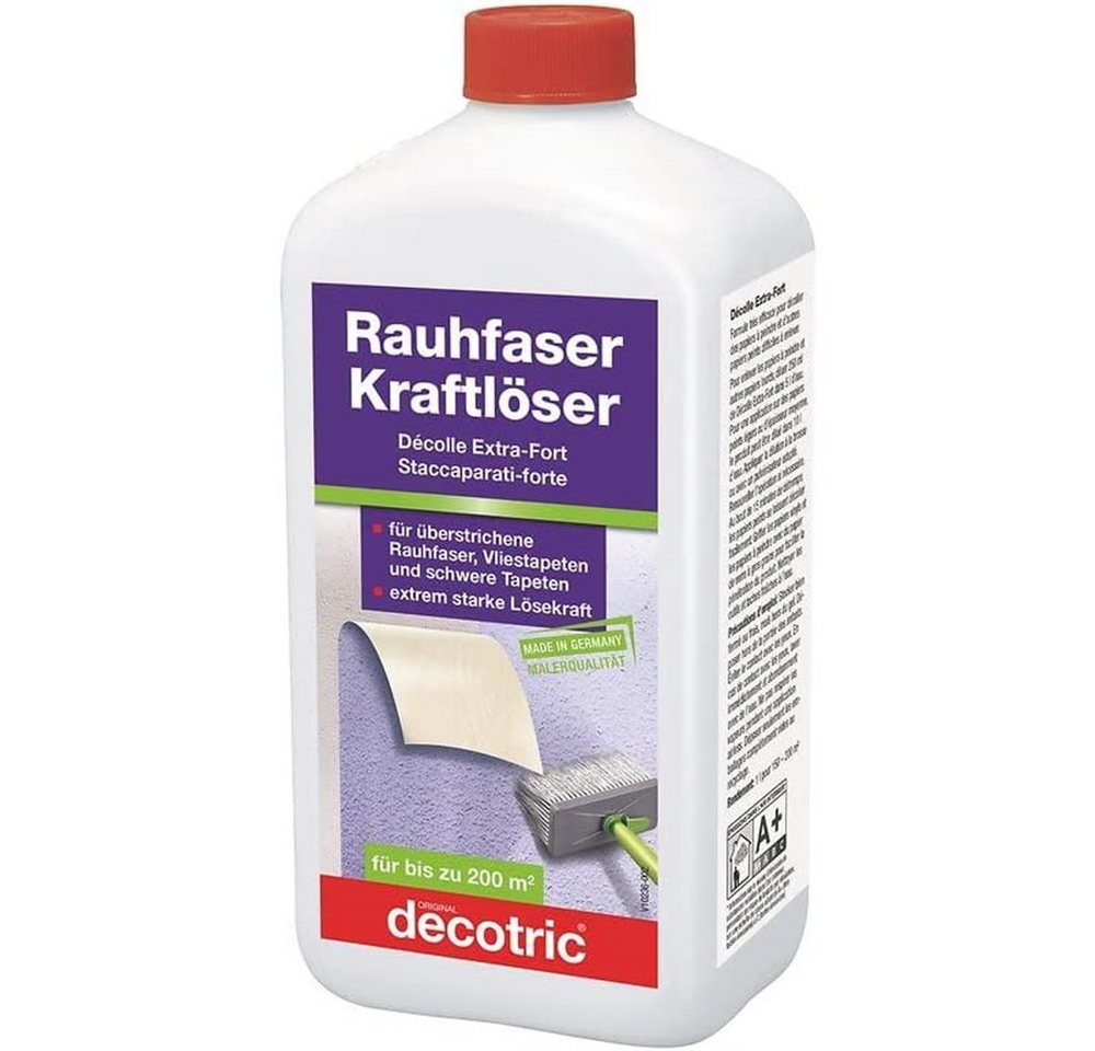 PUFAS Wandfarbe decotric Rauhfaser-Tapeten-Kraftlöser, 1,0 Liter von PUFAS