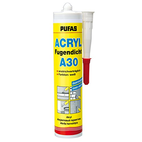 Pufas Acryl Fugendicht A 30 12x310ml Fugenacryl weiß Pufas Acryl Fugendicht A 30 12x310ml Fugenacryl weiß von PUFAS